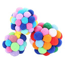 3Pieces Colorful Cat Ball Toys Pet Interactive