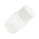 50ml Wide Neck White Transparent Plastic Cylinder Shape Chemistry Storage B