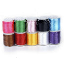 10x Nylon wire rolls Rope waxing of mixing colors for string of bead 2 mm 4