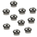 20pcs Anique Alloy Round Cord Locks Toggles Cordlock Stopper Stops DIY