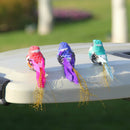 1pc mini decorative cute toys artificial foam feather mini birds craft birds 3C