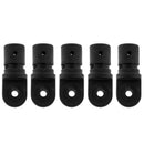 5x Nylon Marine Boat Internal Inside Eye End Cap Accessories Parts Black