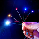 10x 3V Red Flash LED Light With Wire For Train