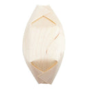 50x finger food - bowls, "boat" biodegradable wood 11 cm x 6.5 cm W7J4
