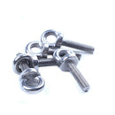 M5 x 20mm Metric Thread Machinery Shoulder Lifting Eye Bolt 5Pcs I3W3