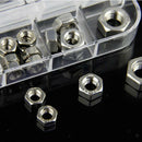 M2,M3,M4,M5,M6,M8 Hex Nuts & Flat Washers Assortment Washer Nuts kit 137pcs