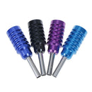 25mm Aluminum Alloy Tattoo Machine Gun Handle Grips Tubes Tip Back Stem SuppliTE