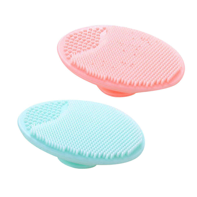 6x Face Exfoliating Pad Soft Silicone Face Cleansing Brush Blackhead Remover