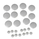 12Set Metal No Sewing Press Studs Buttons Snap Fastener 20mm