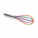 10 inches Egg Whisk Silicone Nonstick Silicone Mixer Heat-resistant Egg Bea P7O3