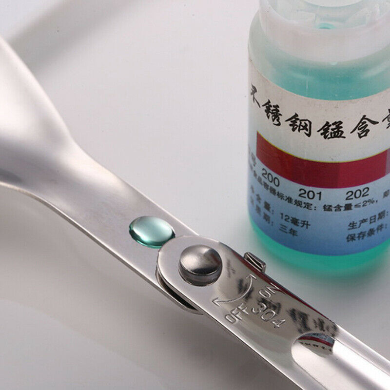 Camping hiking cookout picnic foldable spork stainless steel spoon fashio@