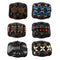 6Pcs  Wood Beads Double Hair Comb Clip Stretchy Hair Combs Ladies Party