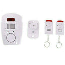 Sensor Motion Wireless Alarm With 2 Remote Controls Shed Garage Caravan W7L6