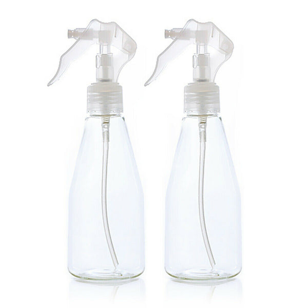 2pcs 200ml Spray Bottle Water Fine Mist Sprayer Hairdressing Refillable Pot A#S