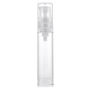 Portable Airless Bottle Cosmetic Treatment Pump Travel Empty Clear 10ml 5Pcs