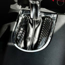 Carbon Fiber Car Gear Shift Panel Frame Cover Stickers for Ford Mustang 201 C7B1