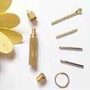 5XPortable Easy Carry Outdoor CampingBrassToothpick Multi-functional Ear To I2G8