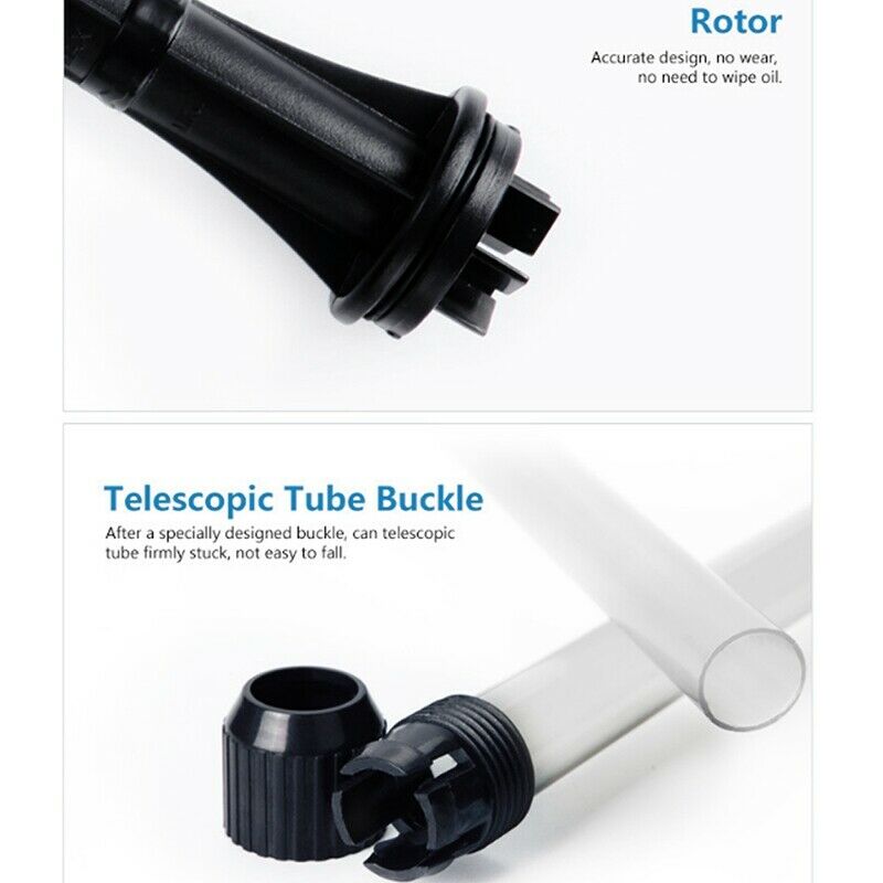 Electric Fish Tank Vacuum Cleaner Syphon Operated Gravel Water Filter Clean