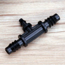 10pcs Tee Connector Use in 8/11mm Tube Change in 4/7mm Barbed Connector A
