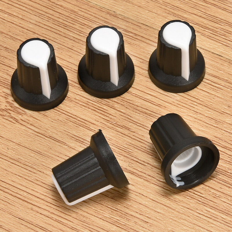5Pcs 10K OHM Terminal Linear Taper Rotary Resistor Potentiometer & Knobs 15mm