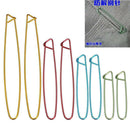 4 Sizes Aluminum Stitch Holder Pins Knit Knitting Needles Crochet Hooks Tools