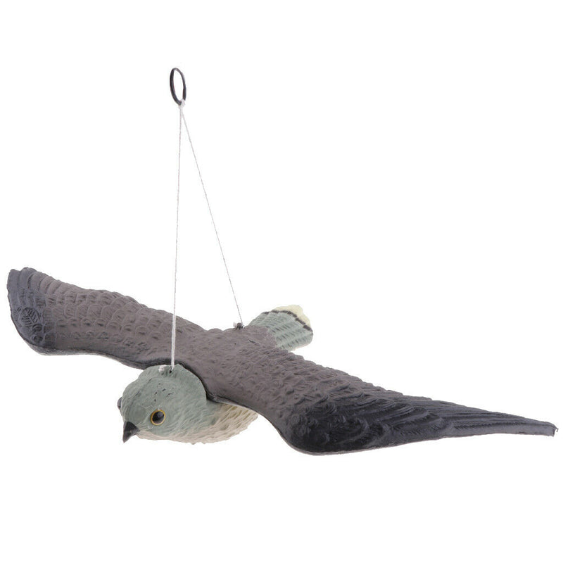 3 Realistic Plastic  Decoy Bird Pigeon Crow Scarer Scarecrow Garden Tree