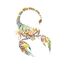 Scorpion Iron On Patches Washable Heat Transfer Stickers Applique for Clothes Gw