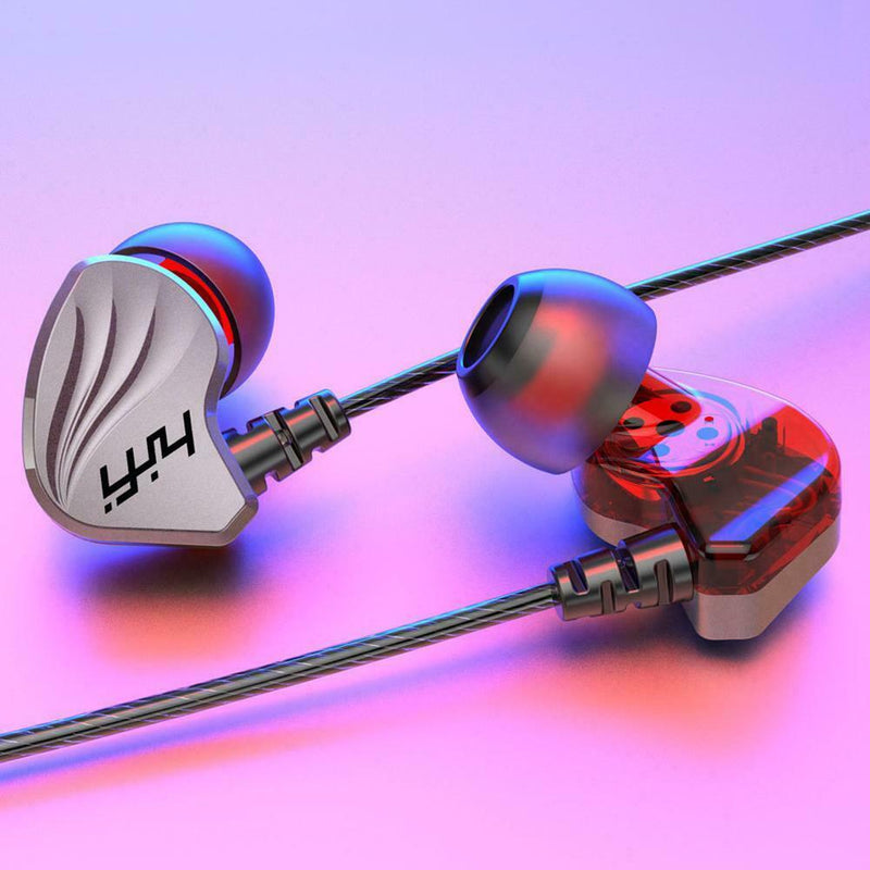 3.5mm Wired Stereo Earphone Line Control Sport Deep Bass In-Ear MIC Earbud