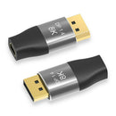 Bidirectional Mini DP Female to DP Male Adapter 8K Converter for HDTV PC