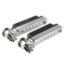 Wind Powered 8 LED Car DRL Daytime Running Light Fog Warning Auto Head Lamp JR