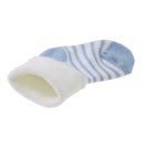 Winter Warm Thicken Cotton Baby Girls Boys Stripe Side Terry Socks(Blue/S)