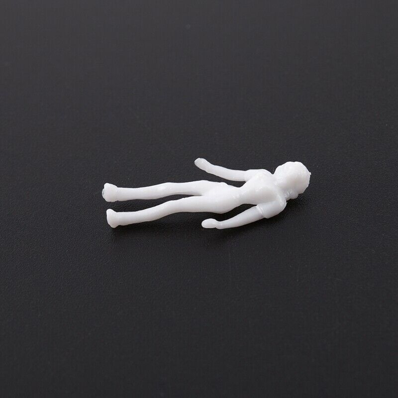 100PCS Figures 1: 75 Scaled Models Train Building People for Layout G6O9