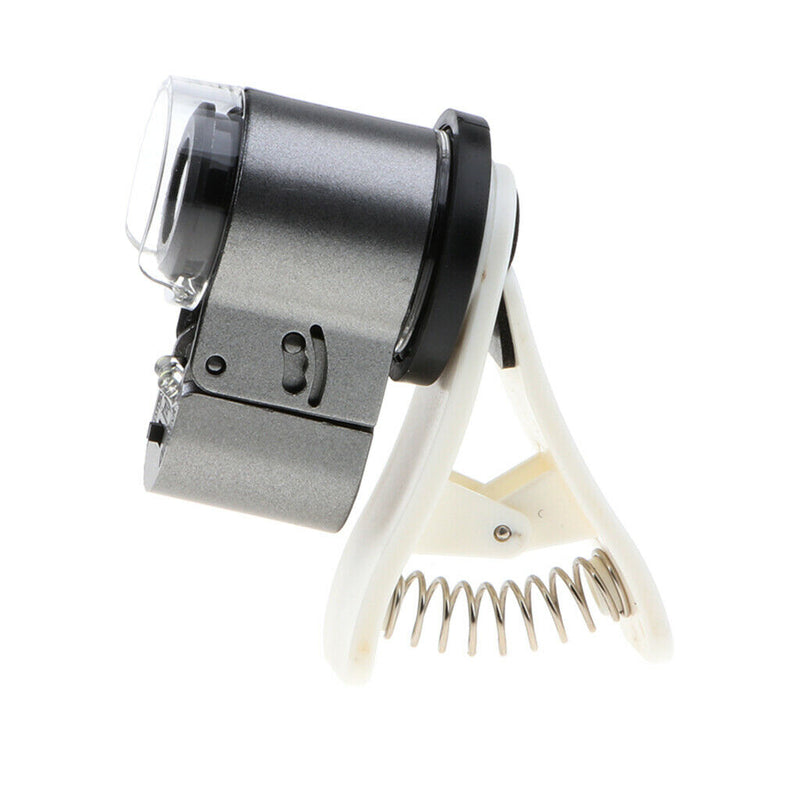 65 X Microscope Magnifier Micro Lens Optical Zoom With LED Light For Phones