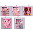 18Pcs/Set Children'S Fashion Hair Clip Girls Elastic Hair Accessories(Pink) T1A3