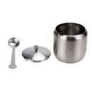 350ML New Stainless Steel Coffee Sugar Bowl Sugar Pot With Spoon Cup Cover