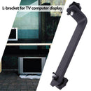 360 Degrees Rotation L Shaped Bracket for TV Computer Type Display Rack