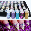48 Color Glass Bottle Slime DIY Filler Supplies Nail Jewelry Nail Accessory