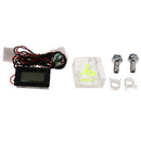 LED Thermometer 3Way FlowMeter For Water Cooling Liquid Cooler System 2 Barb
