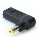 90 Degree USB3.1 USB-C Type-C Female to 5.5x2.5mm DC Male Plug Adapter