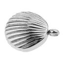 Waterproof Sealed Stainless Steel Shell Shaped Urn Pendant Ashes Container