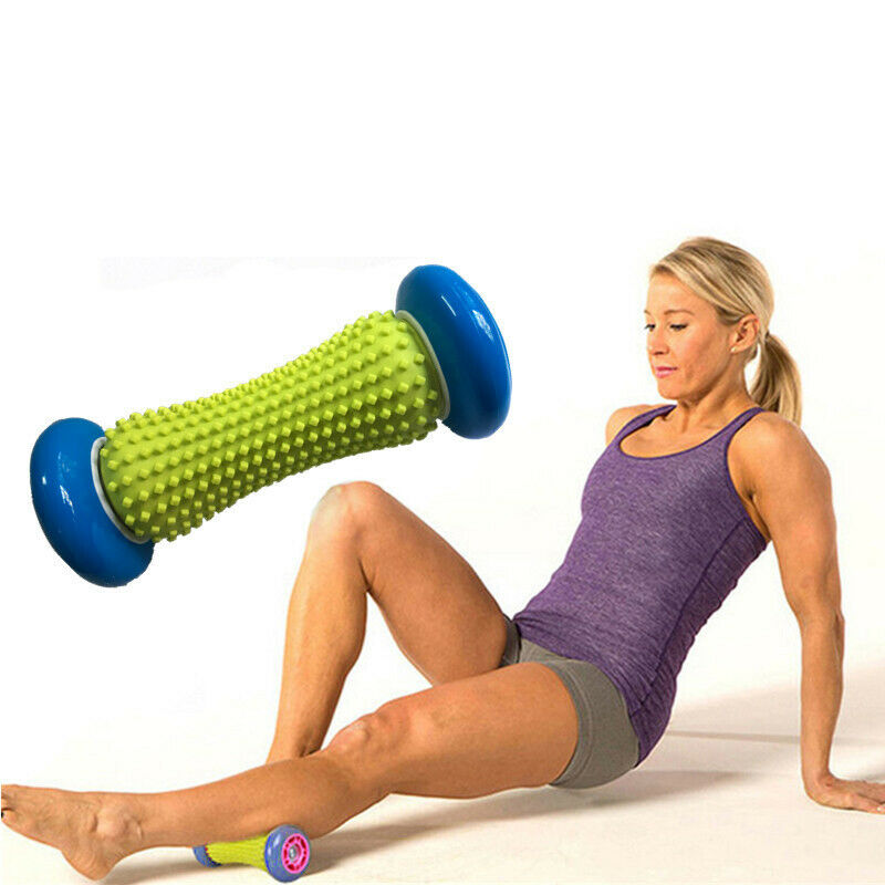 Soft Rubber Foot Massage Roller For Deep Tissue Acupresssure Recovery For R L4S6