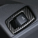 Carbon Fiber For BMW X1 F48 2016-18 ABS Chrome Interior Tail Door Swtich Fr