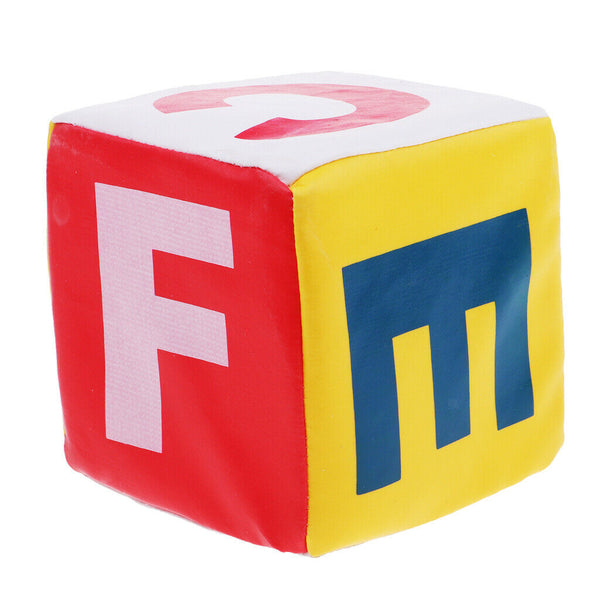 Sponge Dice Foam Dot Dice Children Playing Dice for Math Count Teaching A-F