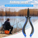 Flat Nose Fish Hook Tying Plier Duckbill Pliers with Spring Fishing Tools