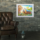 5D DIY Full Drill Diamond Painting House Cross Stitch Mosaic Kit Home Decor