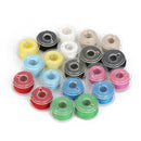 20pcs Colorful Sewing Threads+20 Grids Clear Plastic Sewing Machine Bobbins