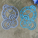 Carbon Steel Clock Mould Cutting Dies Stencil Scrapbook Album Paper Card Craft