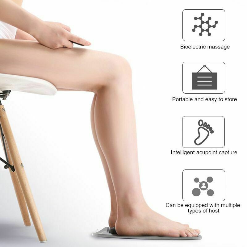 Electric EMS Foot Massager Wireless Muscle Stimulator Improves Circulation, Q9Y8