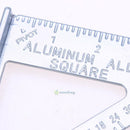 Aluminium Alloy Roofing Square 7" Measuring Miter Framing Carpenter DIY Tool Kit