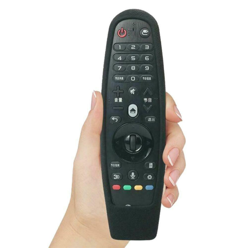 Silicone Case for LG Smart TV Remote Control AN-MR600 AN-MR650a (Black) A